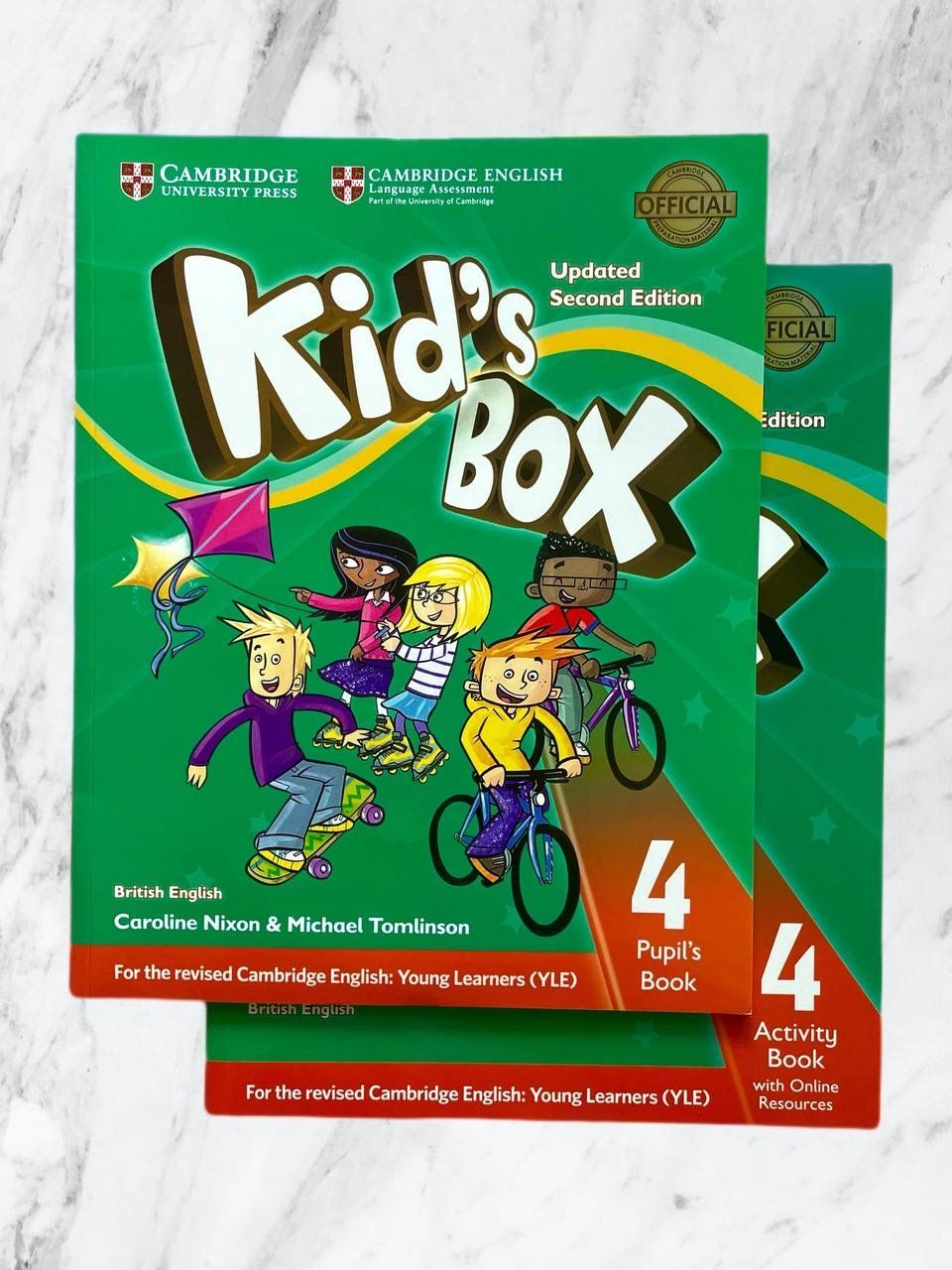 Комплект Kids Box 4 учебник + рабочая тетрадь +онлайн код - купить с  доставкой по выгодным ценам в интернет-магазине OZON (1118053493)