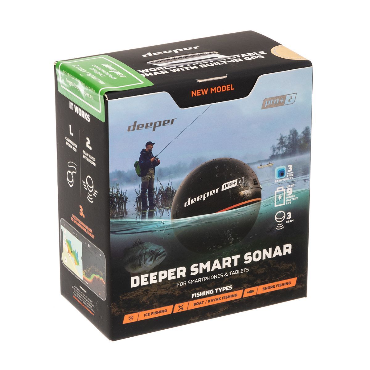 Беспроводной Эхолот Deeper Pro 2.0 Купить