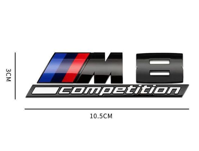 Эмблема/шильдикнабагажникBMWМ8CompetitionЦвет:Черныйглянец