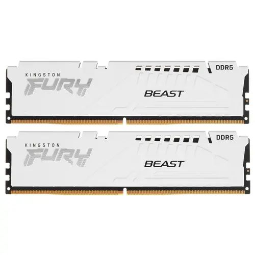 KingstonFuryОперативнаяпамятьBeastWhiteDDR56000МГц2x32ГБ(KF560C40BWK2-64)