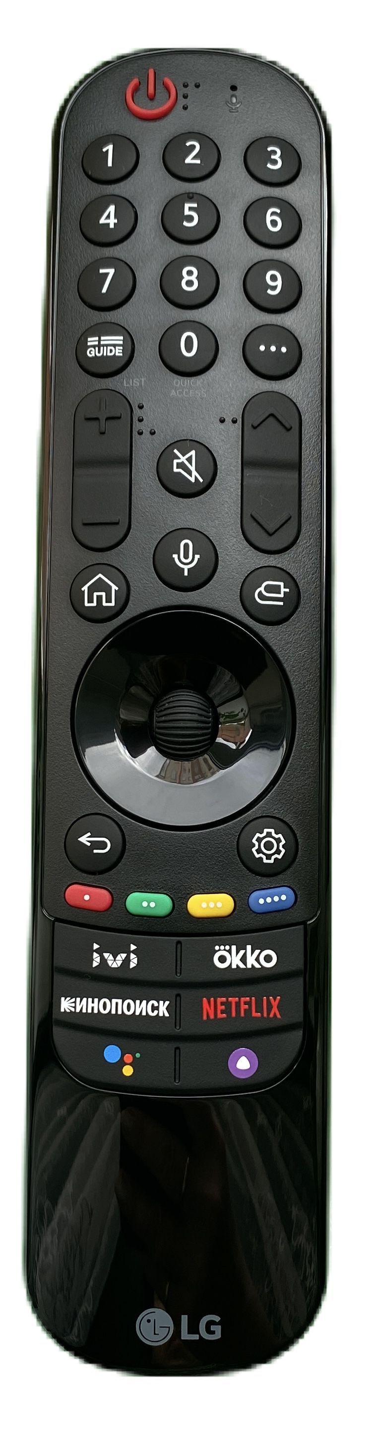 Голосовой пульт AN-MR22GA Magic Remote (AKB76039909) (IVI, Алиса, Okko,  Кинопоиск) (микрофон и мышь) для Smart телевизоров LG