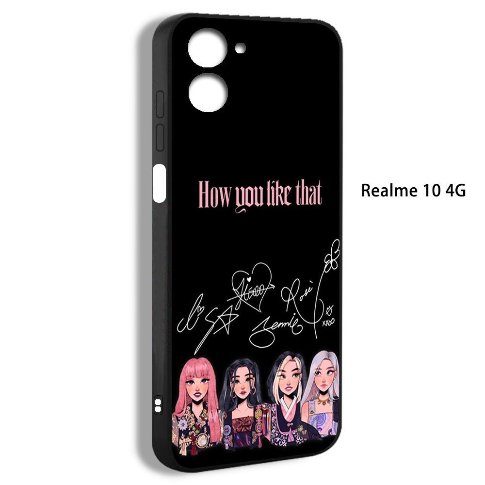 чехол для смартфона Подходит для Realme 10 4G Группа Блэк Пинк участницы  BLACKPINK EDV70 - купить с доставкой по выгодным ценам в интернет-магазине  OZON (1158927628)