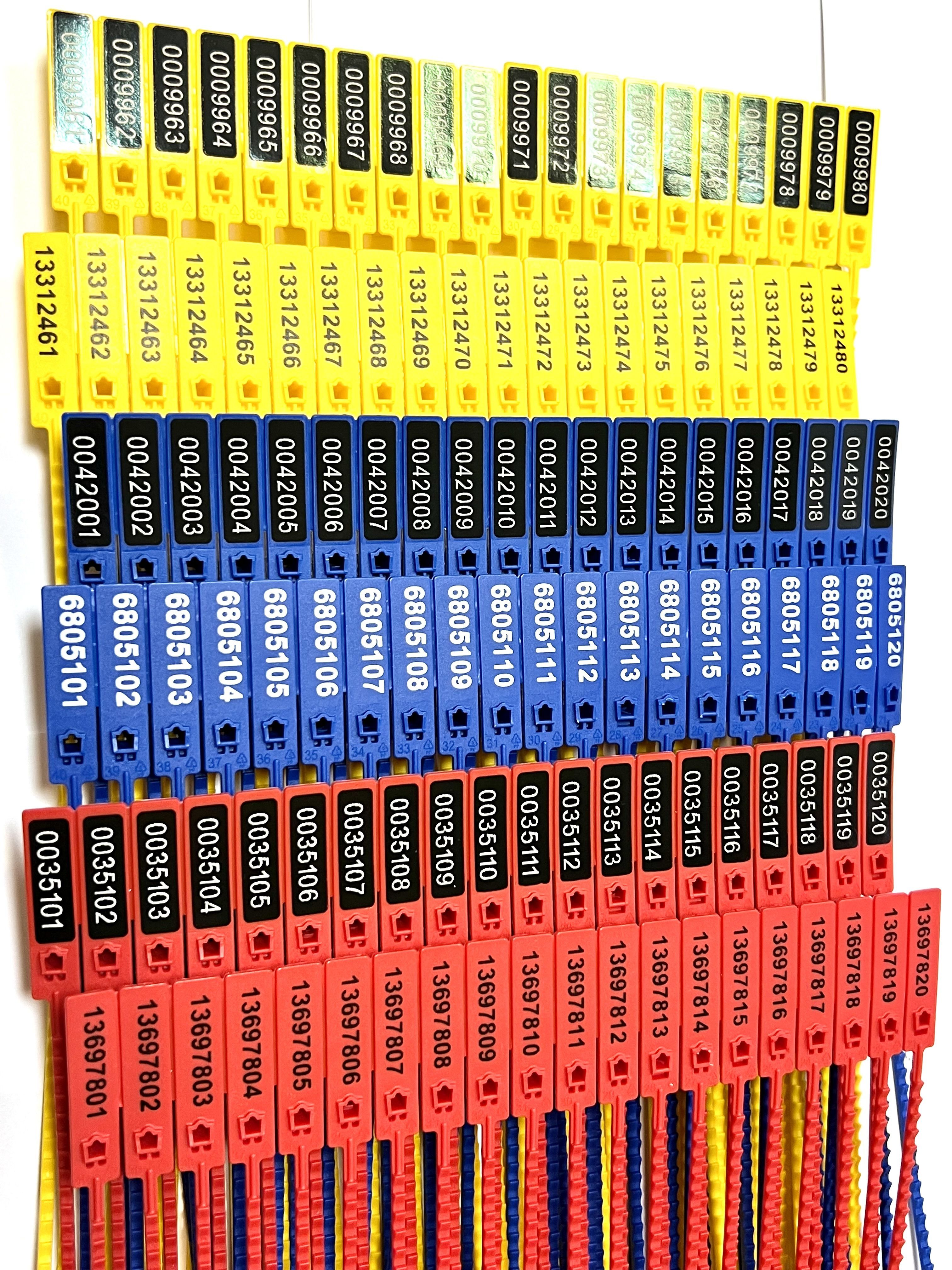 Пломбы Пластиковые Со Штрихкодом – купить в интернет-магазине OZON по ...