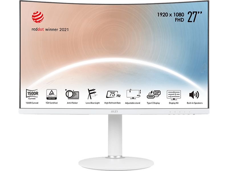 Монитор msi modern 27 белый. Монитор msi modern 27 белый