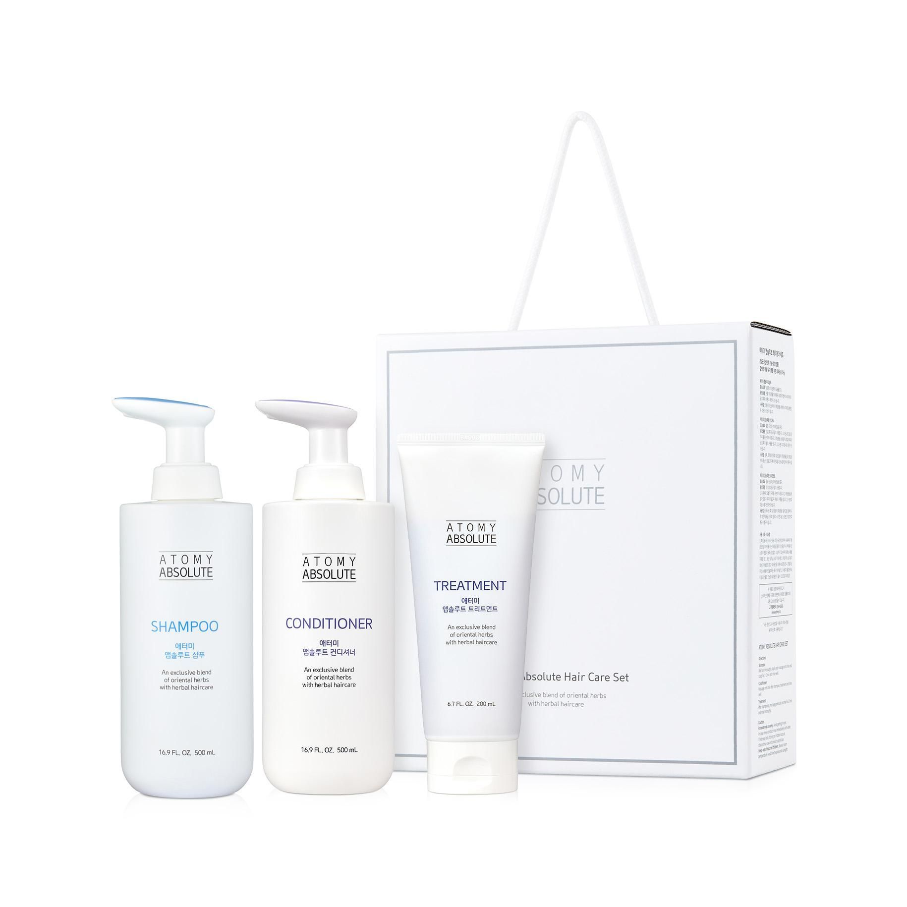 Atomy absolute hair Care Set. Набор Абсолют Атоми. Атоми Абсолют шампунь. Атоми Абсолют набор для лица.