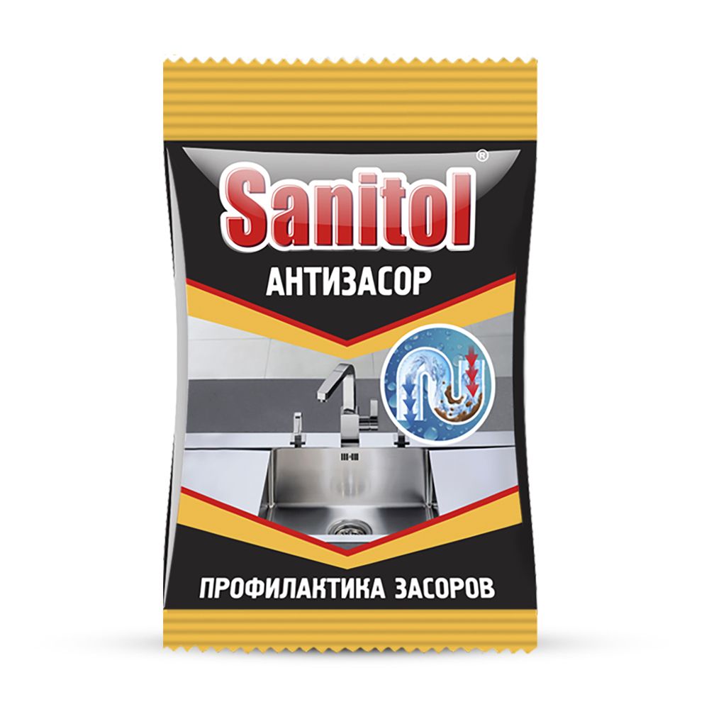 Устраняет засоры в трубах средство. Sanitol Antizasor ekstra dvoynaya Sila dlya chistki trub 90gr. Sanitol Антизасор. Sanitol Антизасор для чистки труб. Sanitol средство для чистки труб Антизасор двойная сила, 500 мл
