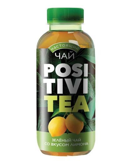 Напиток безалкогольный негазированный "Зеленый чай со вкусом лимона" POSITIVI TEA 0,9л.*6шт.