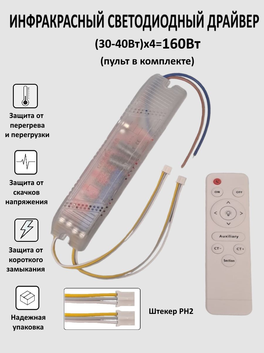 Блок питания для светильника, 160 Вт, IP21