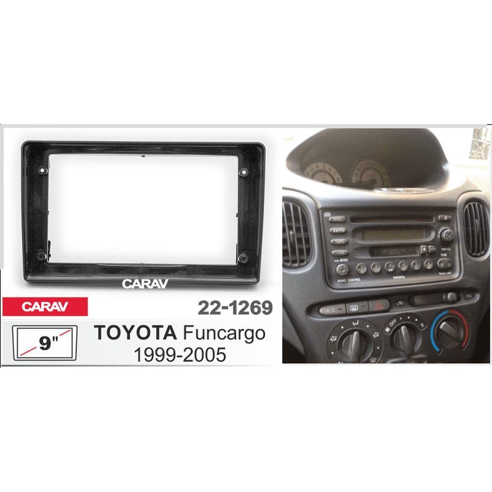 Переходнаярамка9"AndroidдляTOYOTAFuncargo1999-2005CARAV22-1269