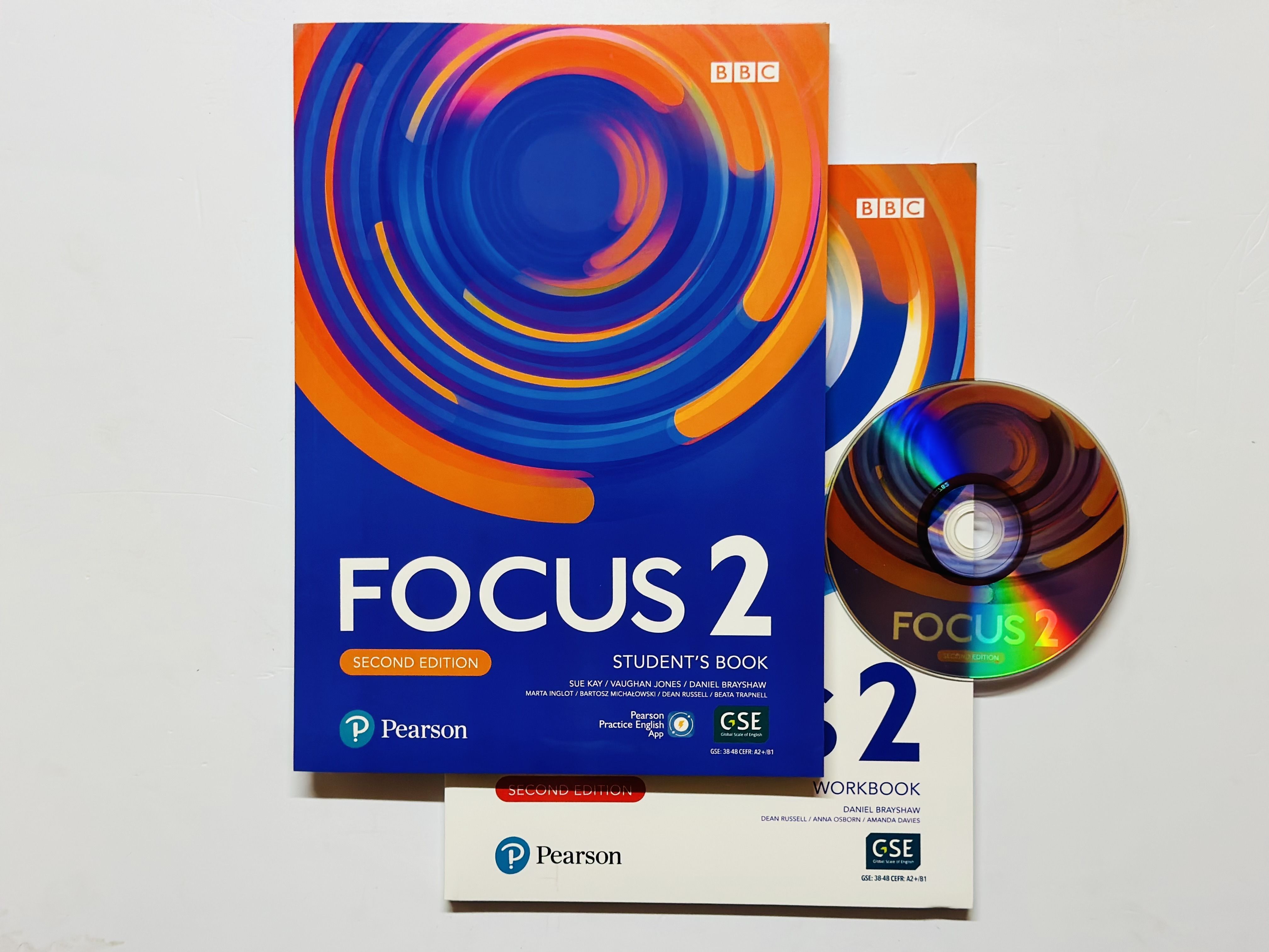 Focus 2 Полный Комплект, Student's Book + Workbook + CD (second edition) учебник, тетрадь, диск