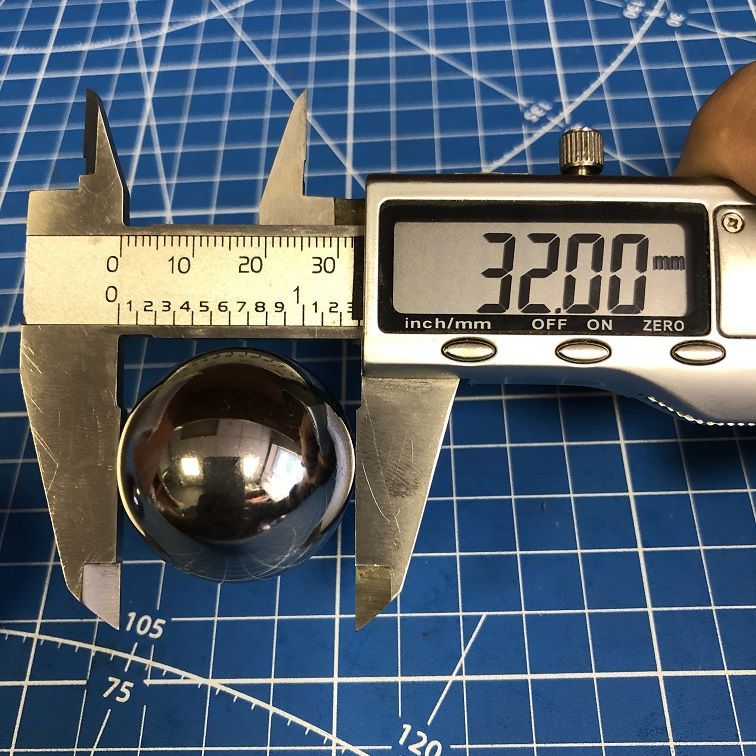 Шар стальной 32 мм подшипника - 2 штуки (редкий размер)