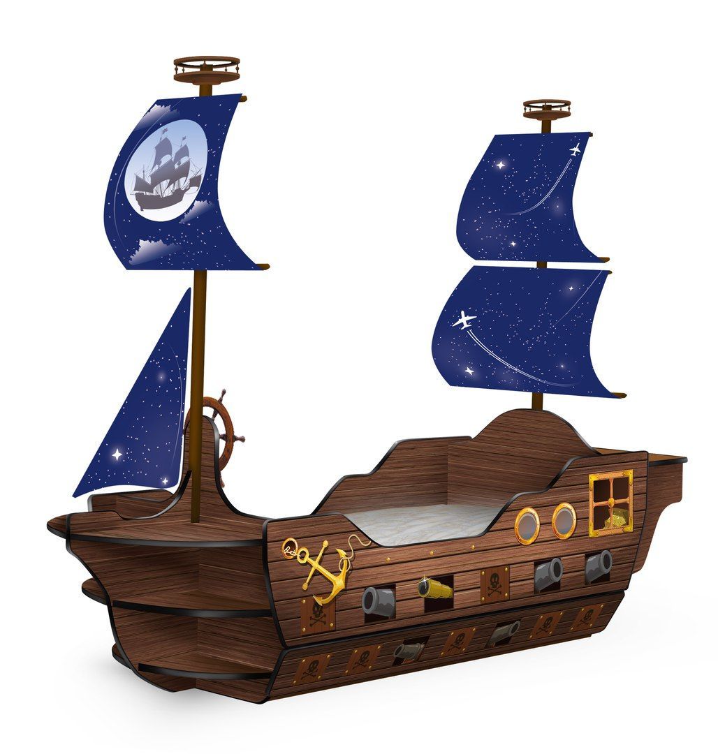 Кровать корабль мечта пирата