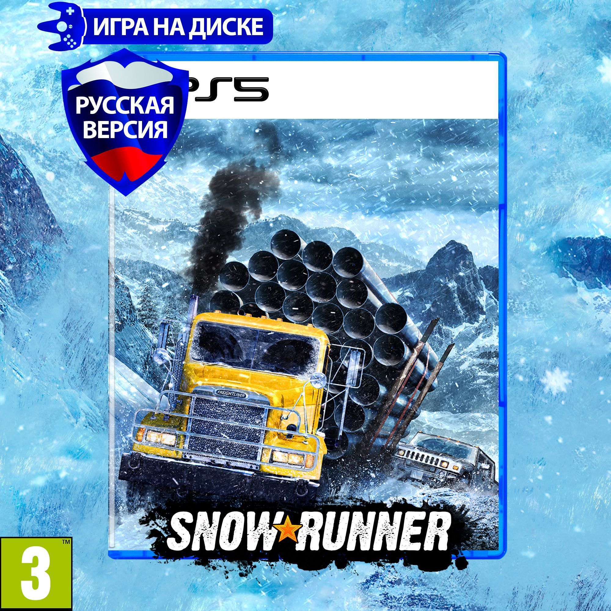 Игра SnowRunner для PlayStation 5 (PS5) Русские субтитры