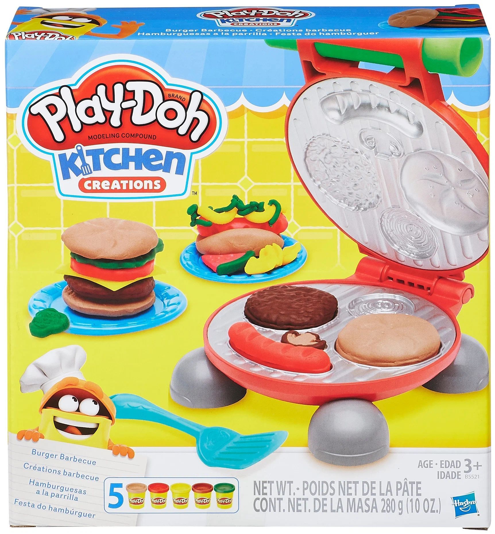 Play doh on sale burger set