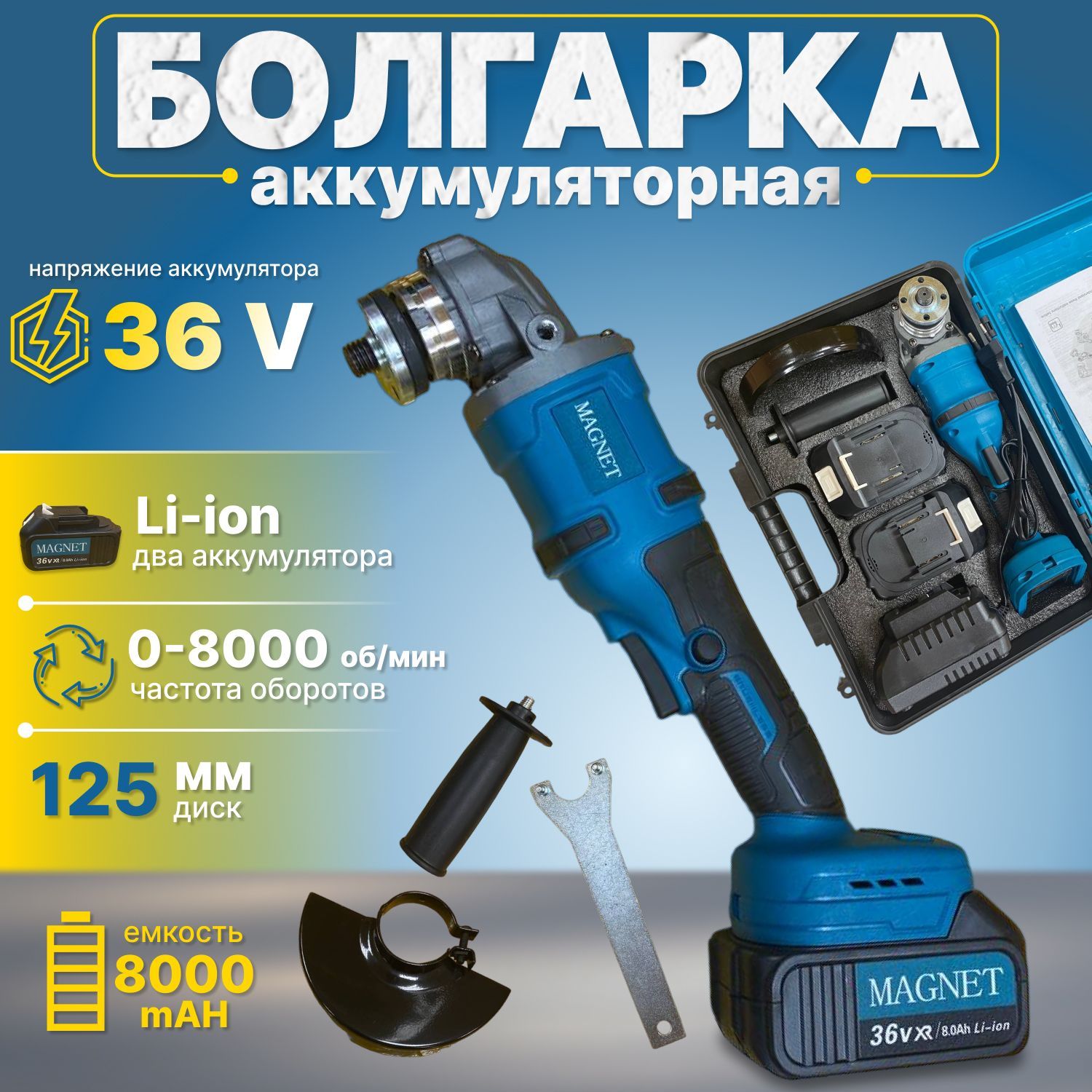 Аккумуляторные болгарки Makita