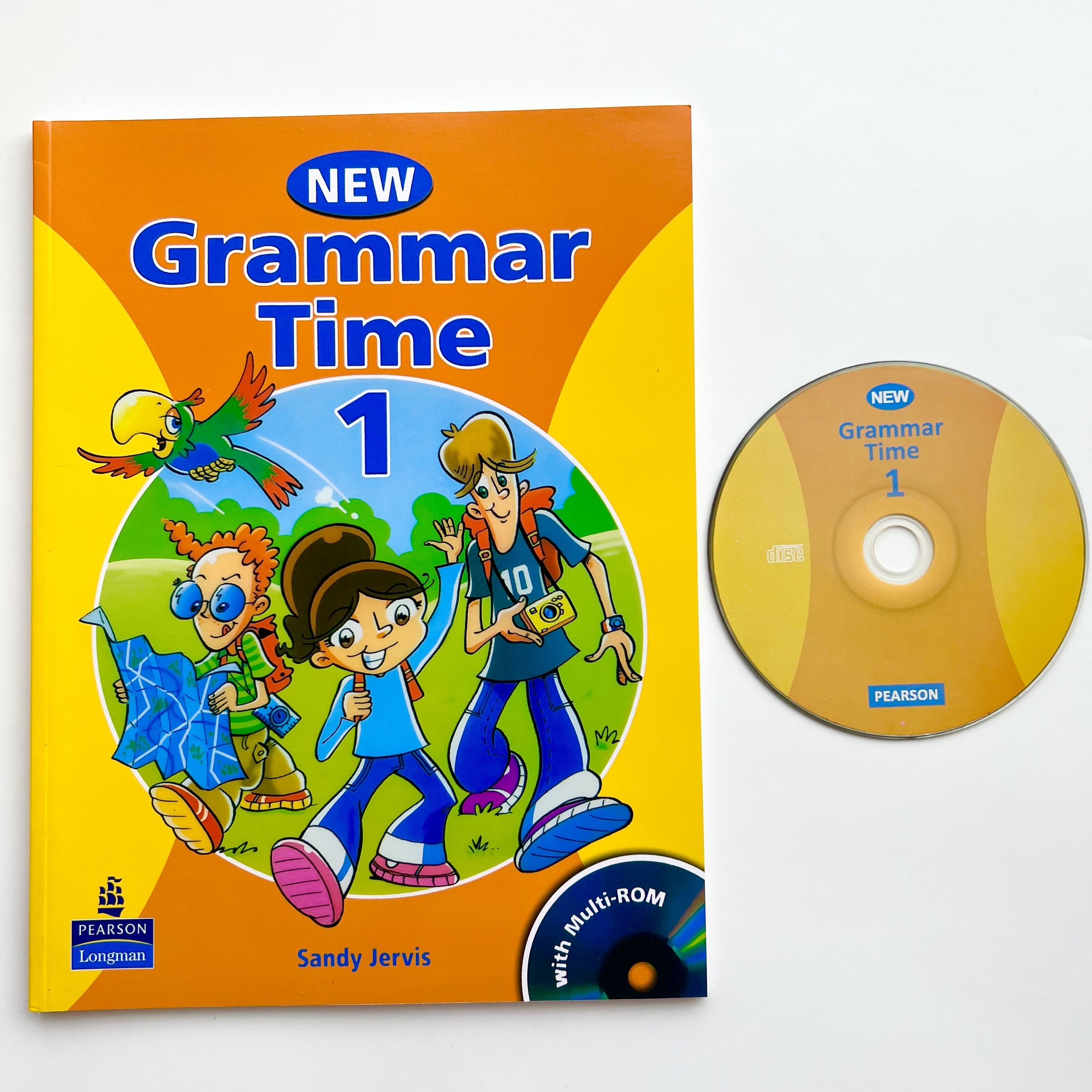 New Grammar Time 1. ПОЛНЫЙ КОМПЛЕКТ: Учебник + CD/DVD, пособие по  грамматике английского языка | Jervis Sandy