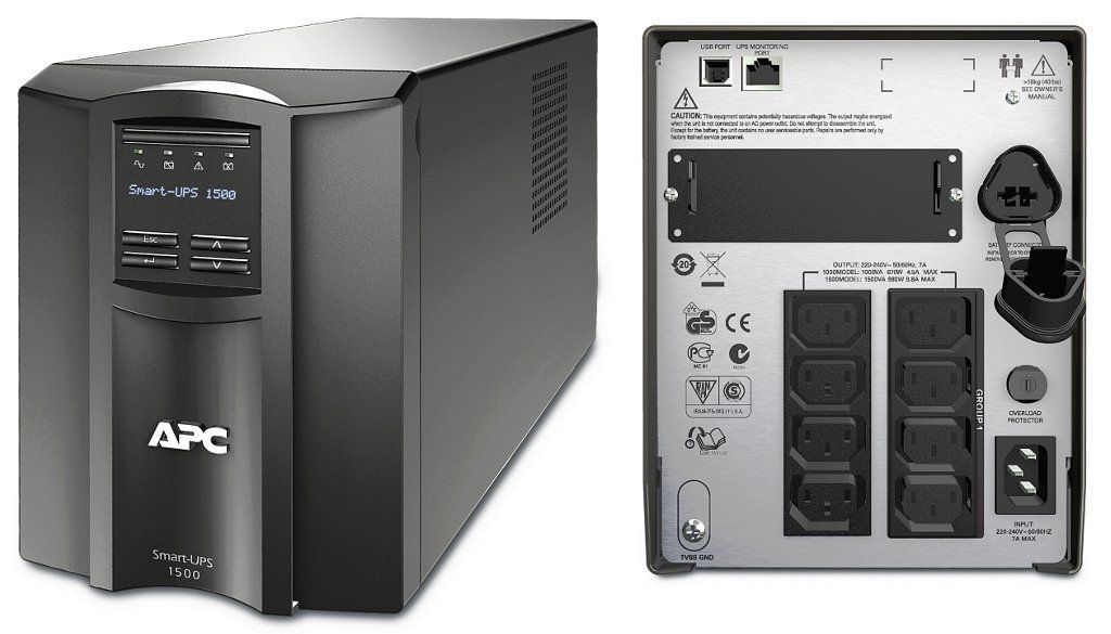 ИБПAPCSmart-UPS1500VASMT1500I