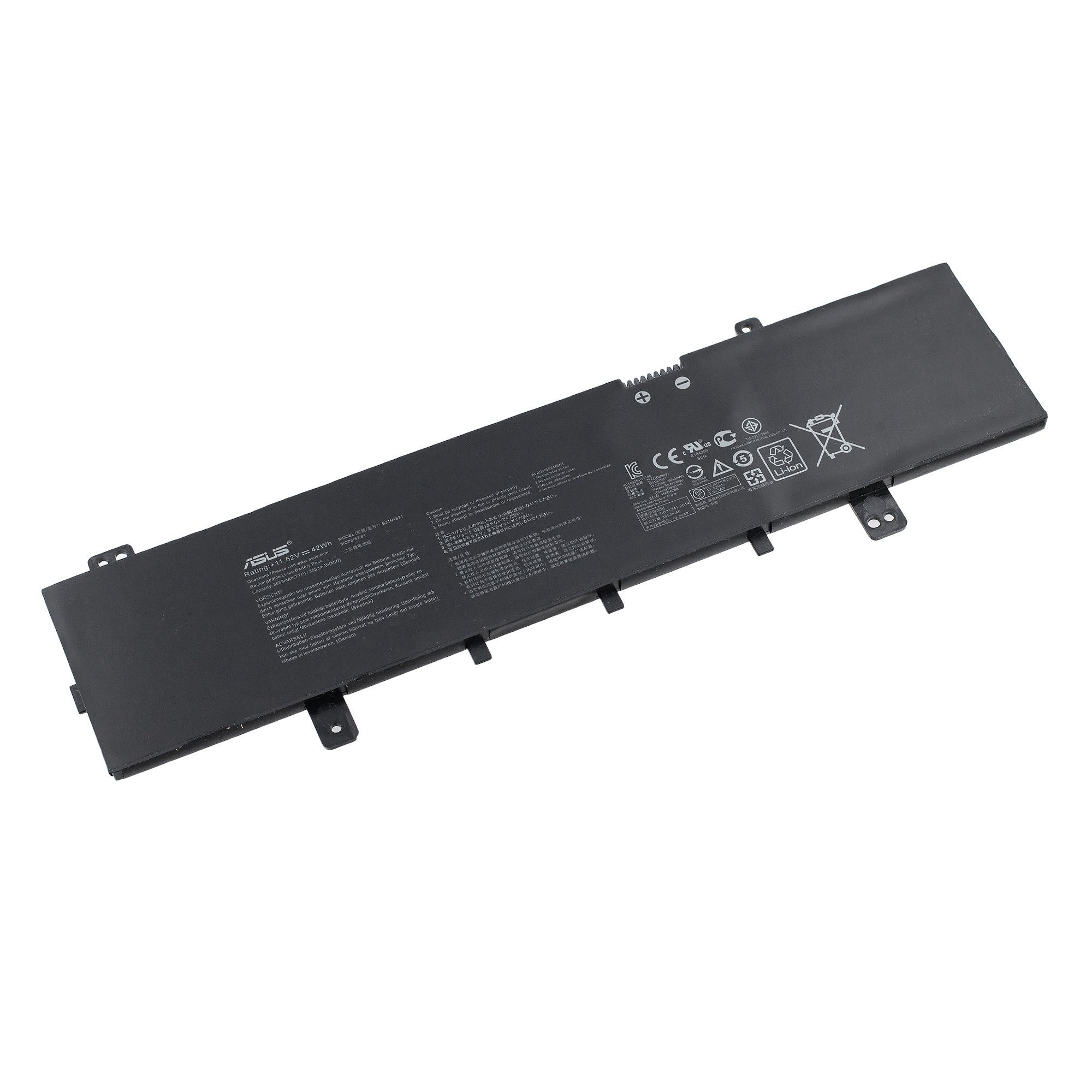 АккумулятордляноутбукаAsusVivoBookX505ZA,X505BA,X505BP/B31N1631-ORGбатарея3653mAh