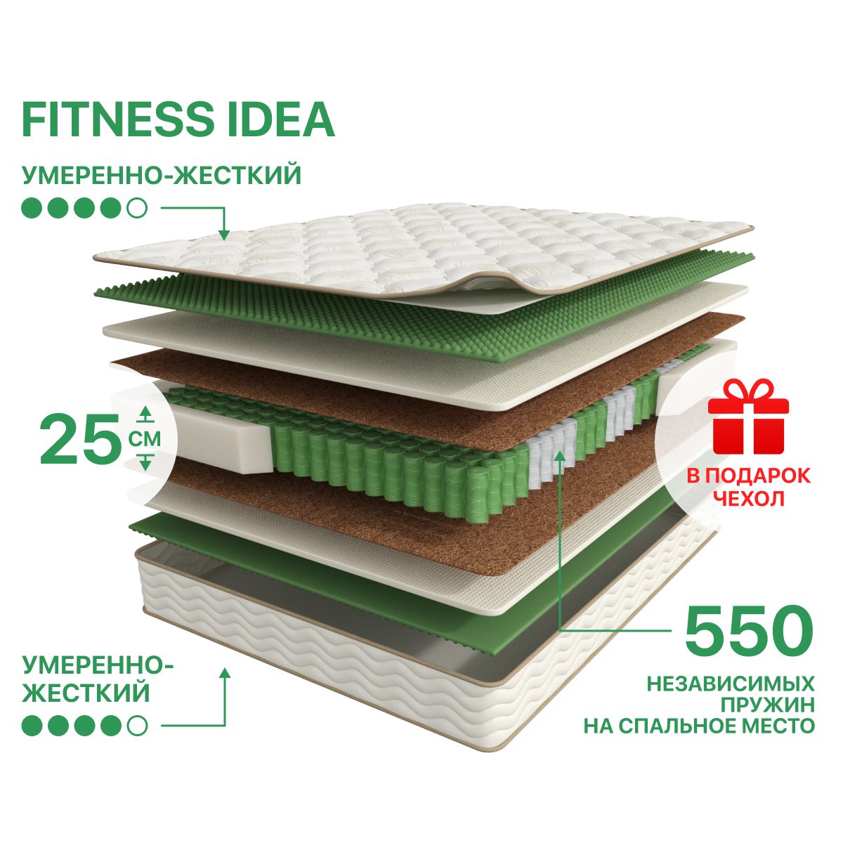 Матрас fitness idea 160 200