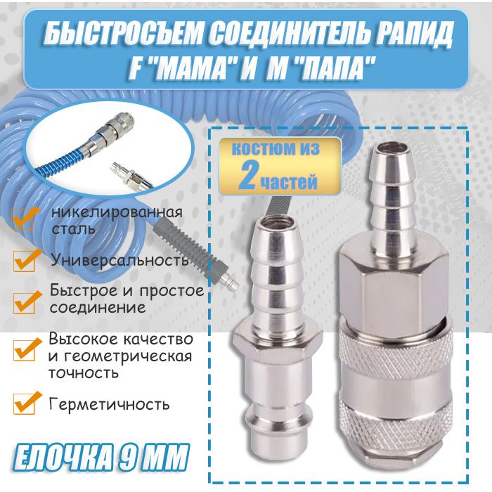 Быстросъемное Соединение Мама – купить в интернет-магазине OZON по ...