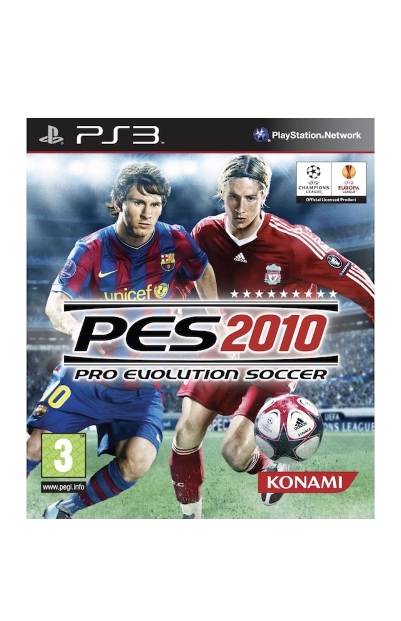 Игра игра Pro Evolution Soccer 2010 ps3 (PlayStation 3, Английская версия)