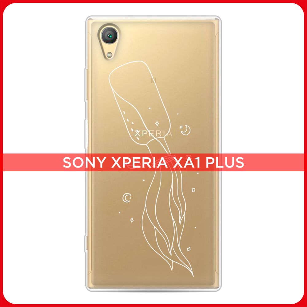 Силиконовый чехол на Sony Xperia XA1 Plus / Сони Xperia XA1 Plus Водолей  звезды, прозрачный - купить с доставкой по выгодным ценам в  интернет-магазине OZON (785406220)