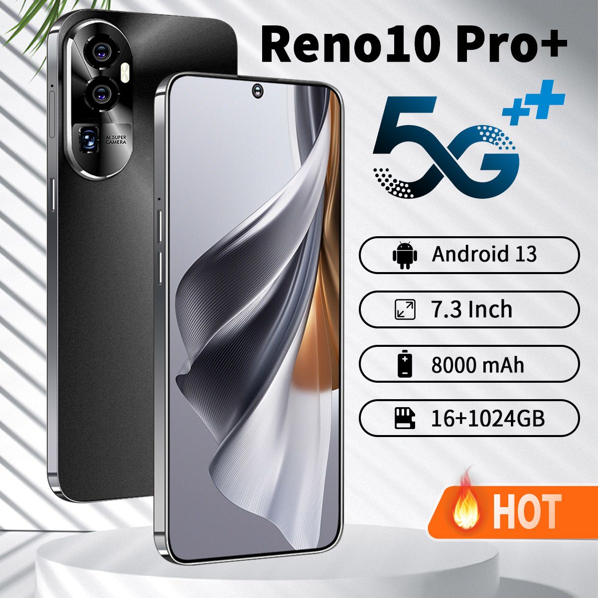 Смартфон HAPTY Reno10 Pro+/2 - купить по выгодной цене в интернет-магазине  OZON (1323203643)