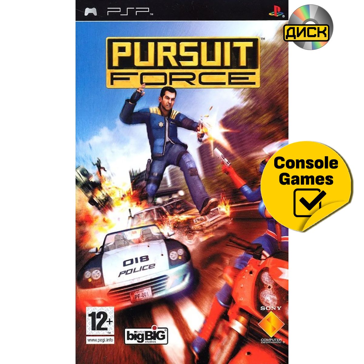 Игра PSP Pursuit Force (PlayStation Portable (PSP)