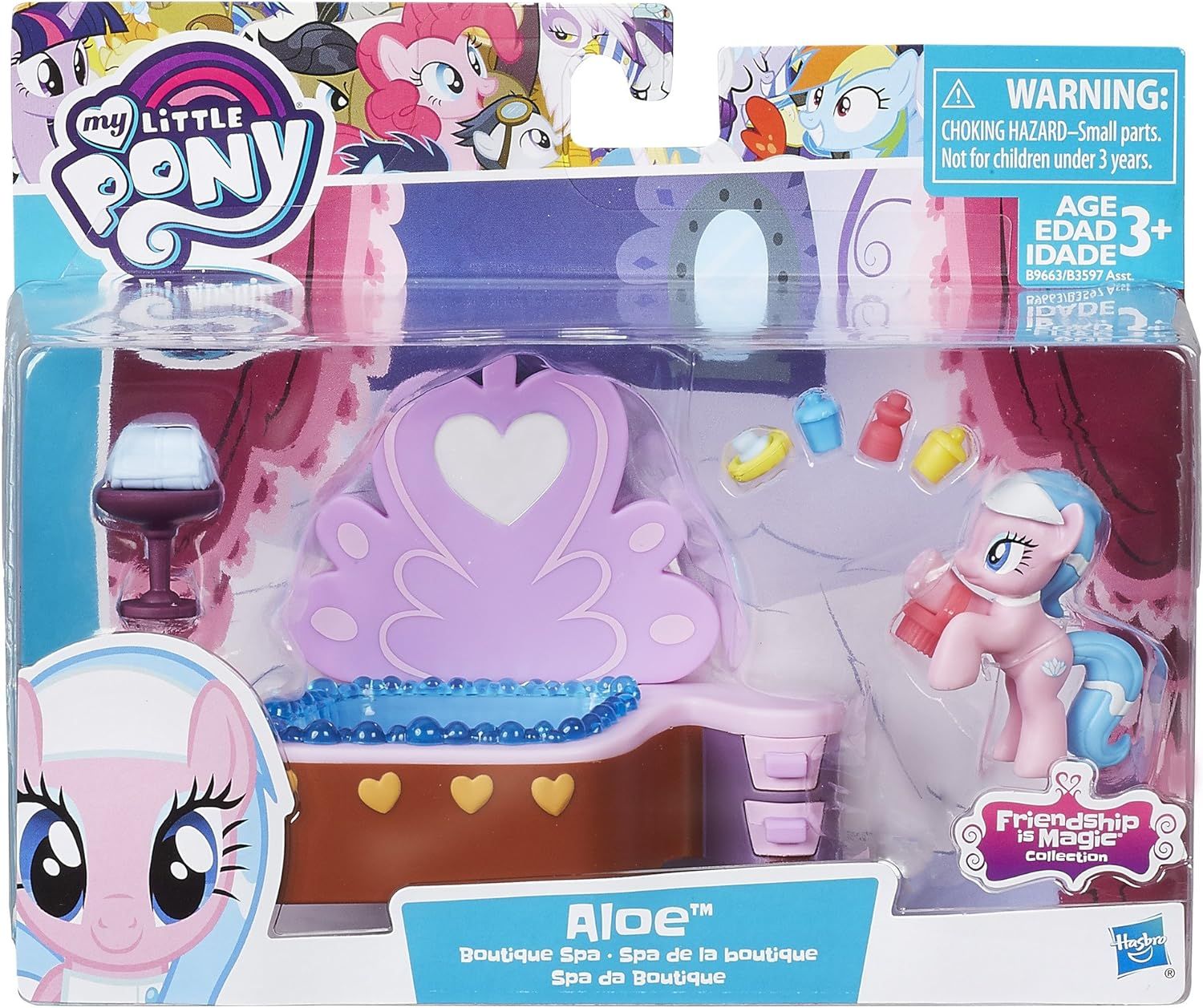 My Little Pony,Спа-салон Friendship Is Magic Aloe Boutique - купить с  доставкой по выгодным ценам в интернет-магазине OZON (1384314721)