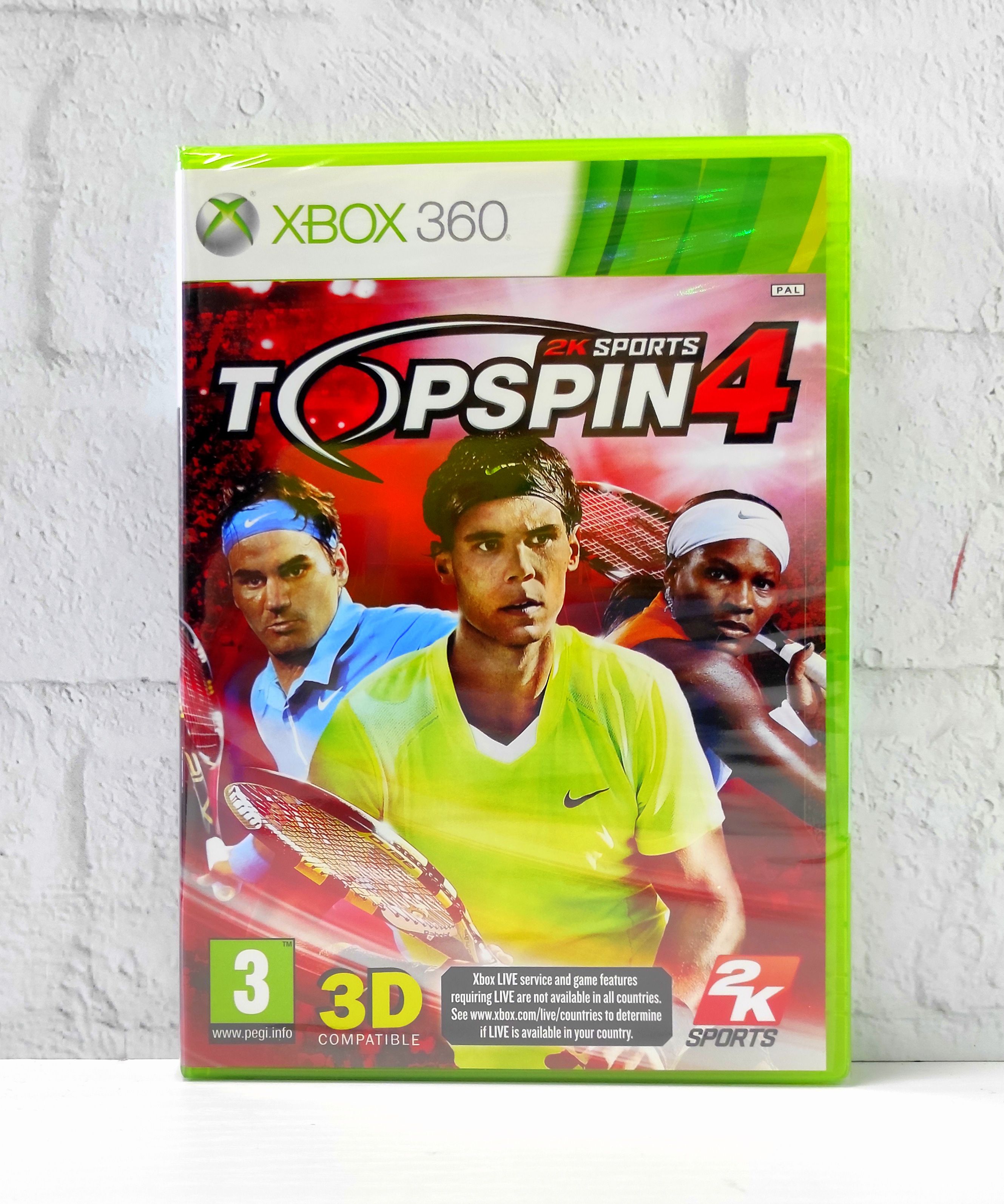 Игра Top Spin 4 (XBox 360, Английская версия) купить по низкой цене с  доставкой в интернет-магазине OZON (1149990248)