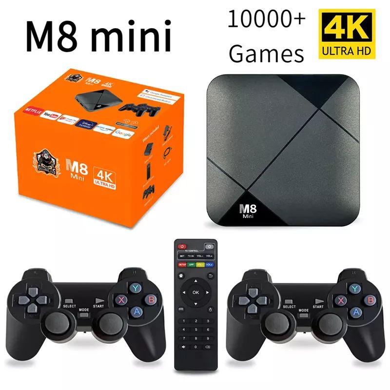 ИгроваяконсольM8MiniDualSystem10000игр,смартТВприставкактелевизоруAndroid10