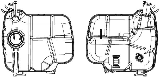 Бачокрасширительныйохлаждающейжидкостидляа/мChevroletCruze(09-)/OpelAstra(10-)сдатчиком/LET0540