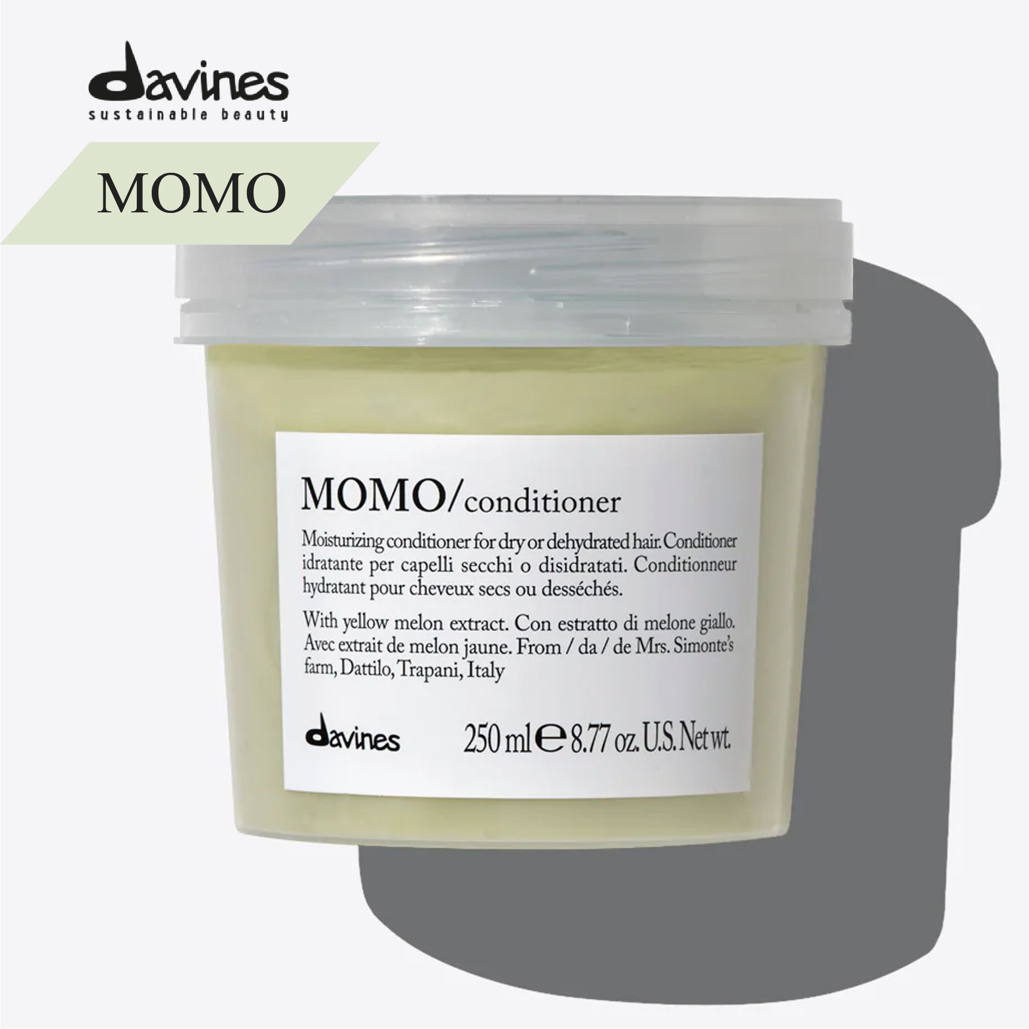 Davines Momo Профессиональный увлажняющий кондиционер для волос, Италия