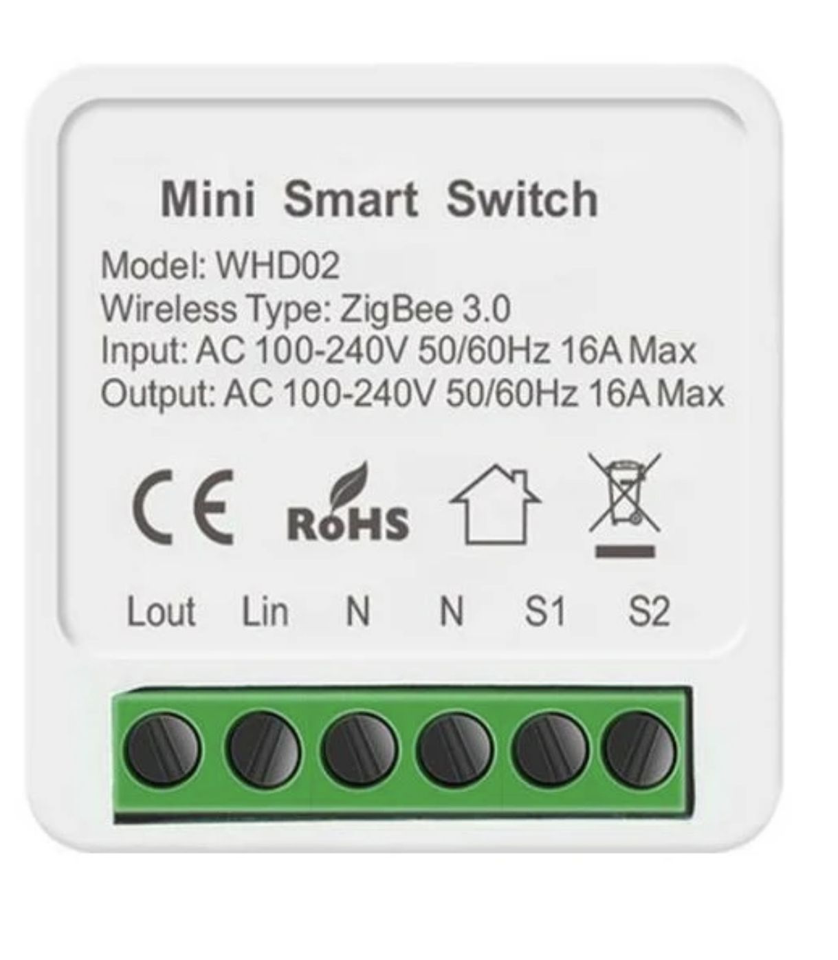 Wi-Fi контроллер Mini Smart Switch 16A, мини реле Zigbee 3.0 для умного дома  в розетку, работает с Яндекс Алисой - купить с доставкой по выгодным ценам  в интернет-магазине OZON (1383657722)