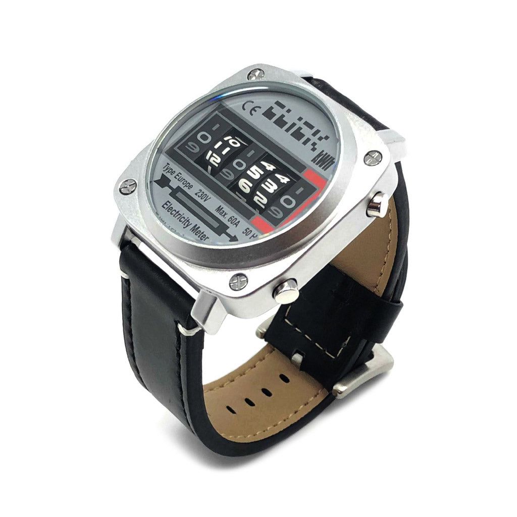 ЧасыkWhRevolvingWatch(часыввидеэлектросчётчика-ElectricityMeterDesignWatch)