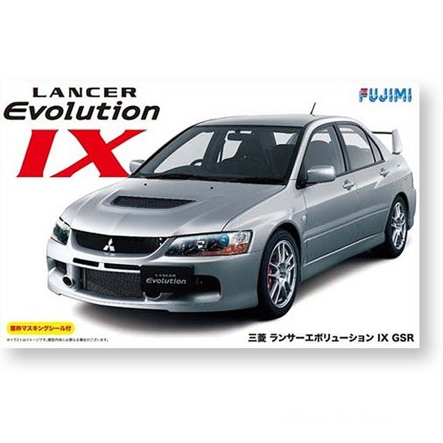 Сборная модель Машинка fujimi-03918 1/24 Mitsubishi Lancer Evolution IX GSR car model kit