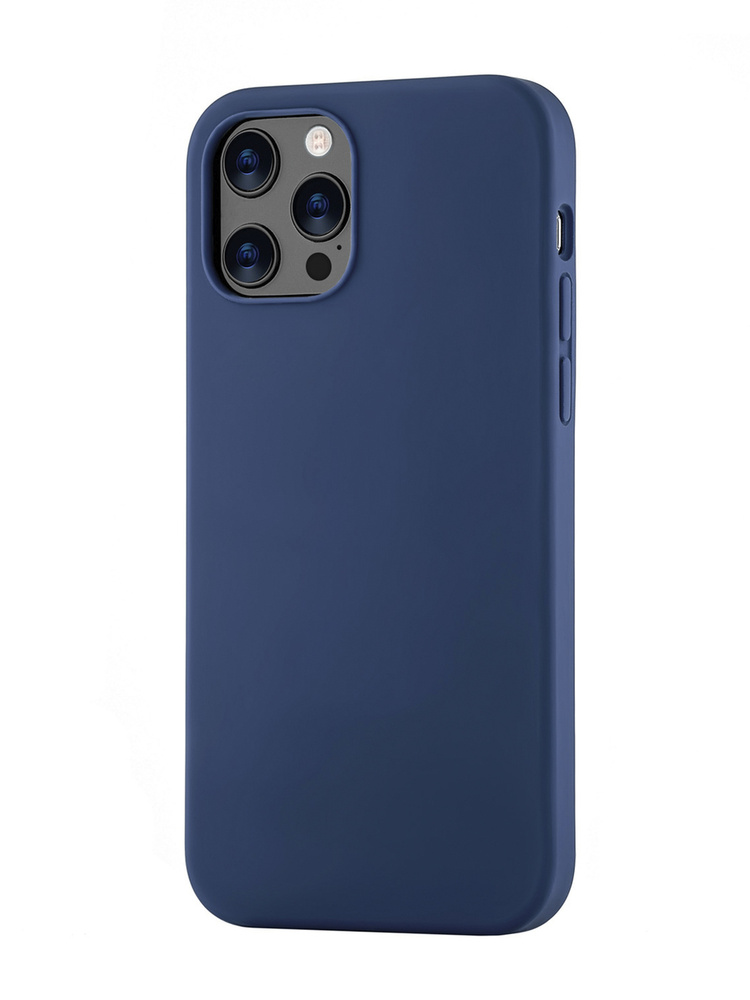 Чехол uBear для iPhone 12 / 12 Pro, Touch Case (Liquid Silicone),  темно-синий — купить в интернет-магазине OZON с быстрой доставкой