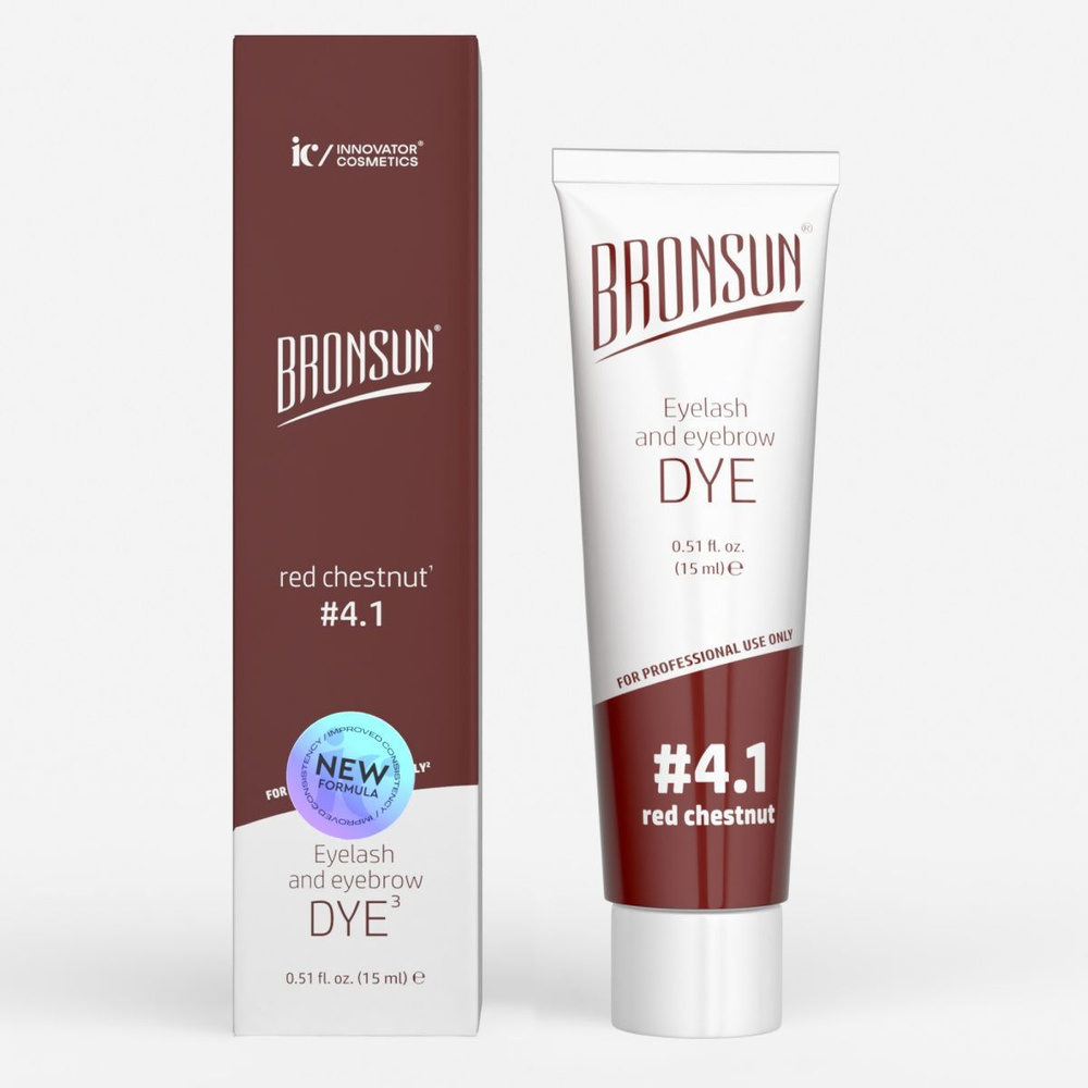 Innovator Cosmetics Bronsun Краска для ресниц и бровей , цвет медный каштан тон 4.1  #1