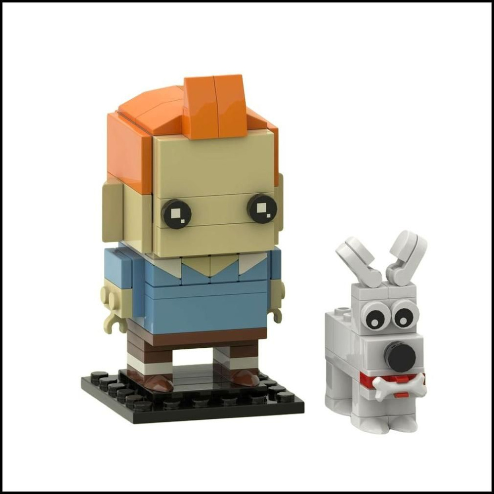 Строительная игрушка MOC Приключения ТинТина The Adventures of TinTin  Brickheadz фигурки Совместимость