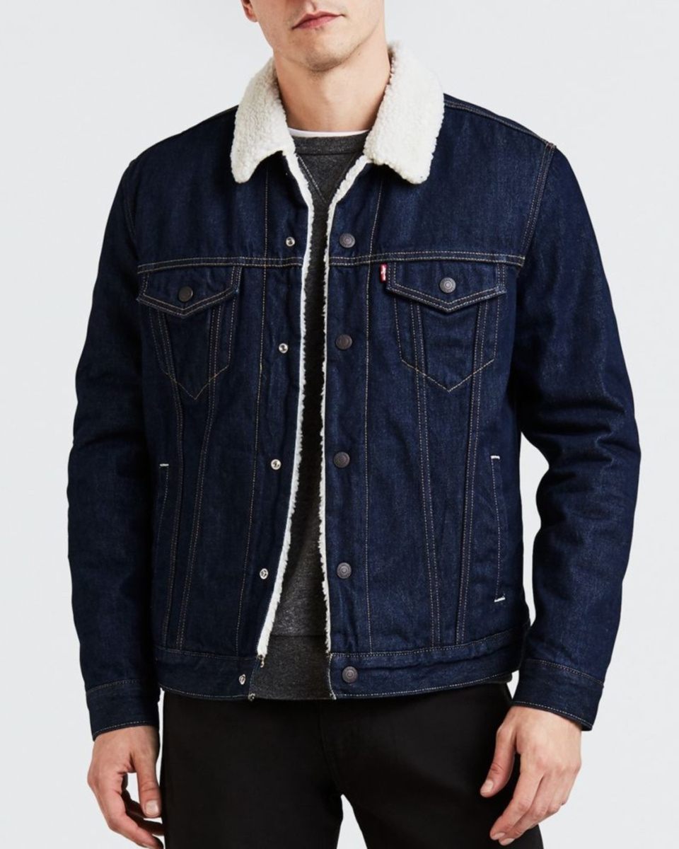 levis sherpa trucker