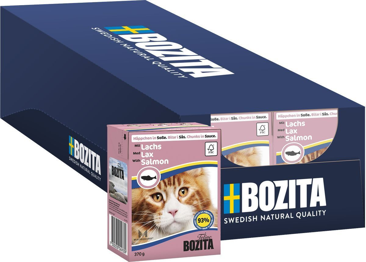 Корм консервированный Bozita Feline Salmon, для кошек, с лососем ...