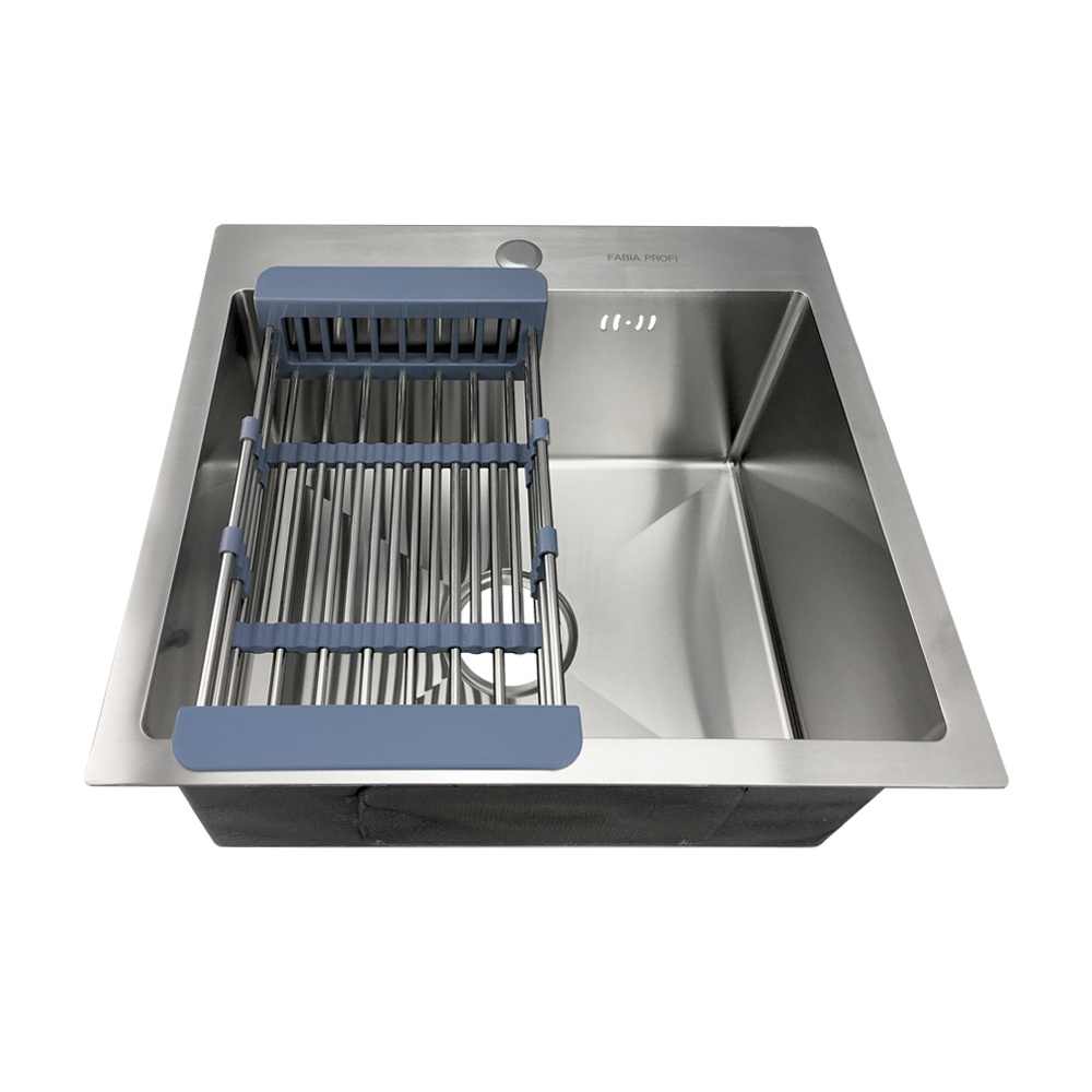 Мойка из нержавеющей стали FABIA Profi врезная.50х50 см.Толщина 3 мм ...