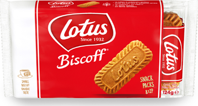 Печенье Lotus BISCOFF карамельное в индивидуальной упаковке, 124 г ...