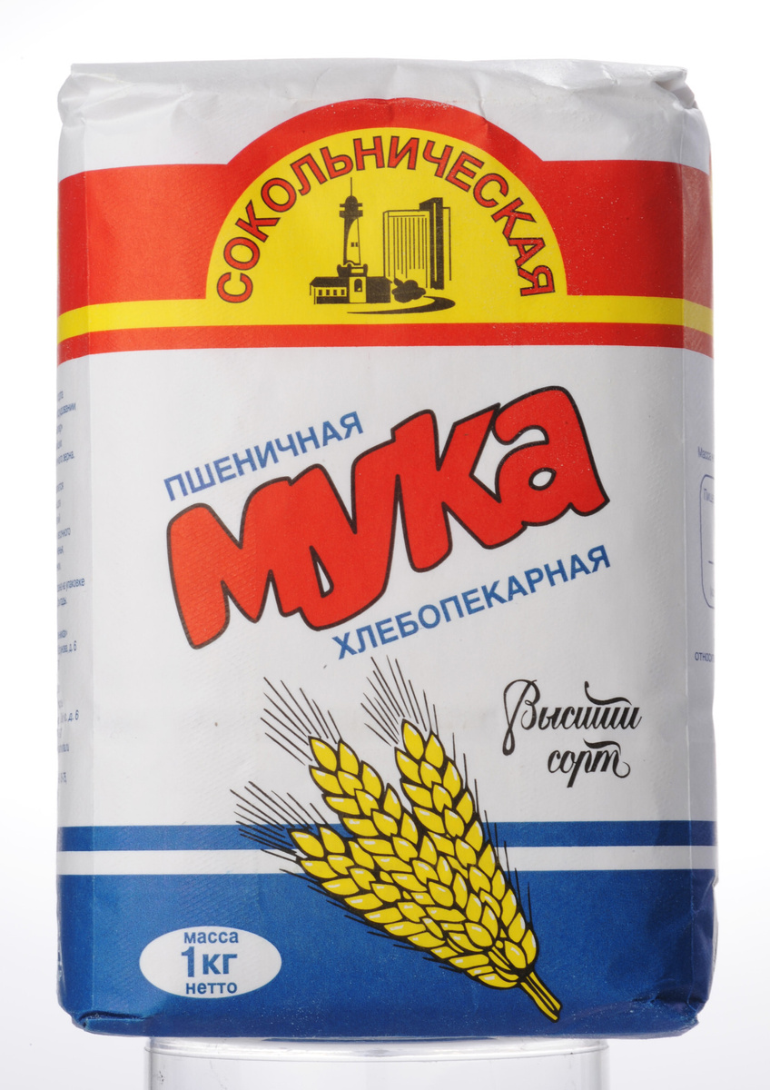 Мука Сокольническая хлебопекарная в/с, 1 кг — купить в интернет ...