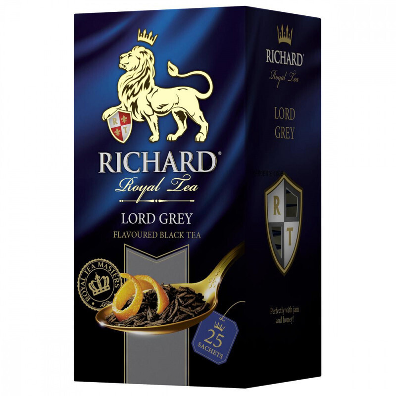 Чай черный Ричард лорд грей Richard Lord Grey, с бергамотом, 12 шт по ...