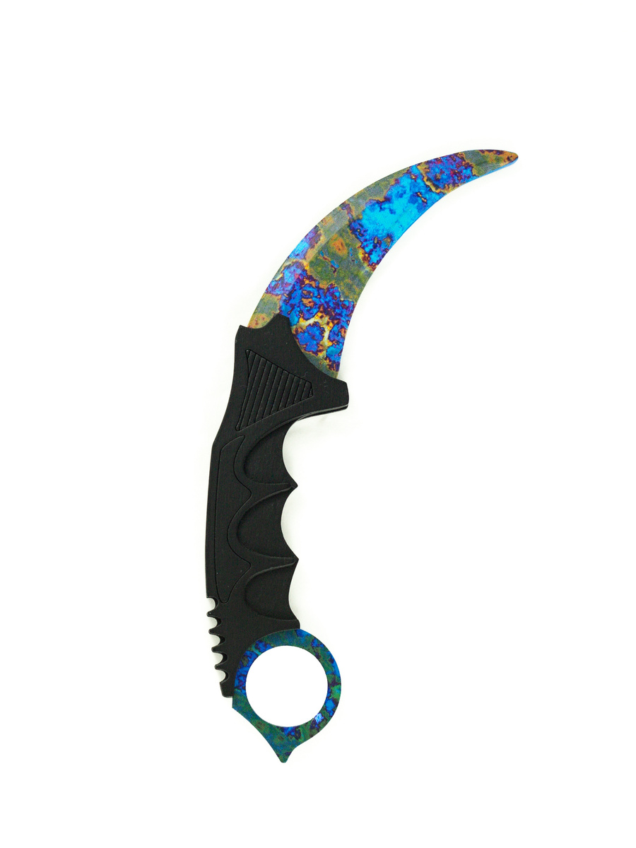 игрушка Деревянный нож Керамбит Поверхностная закалка КС ГО/ Karambit ...