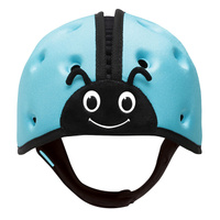 Мягкая шапка-шлем для защиты головы SafeheadBABY. Божья коровка. Цвет: синий. Спонсорские товары