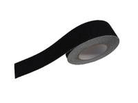 Противоскользящая лента Anti Slip Tape, крупная зернистость 60 grit, размер 25мм х 6м, цвет черный, SAFETYSTEP. Спонсорские товары