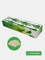 Натуральная жевательная резинка GUMBIT со вкусом Мята, 12 упаковок по 15 шт. Спонсорские товары