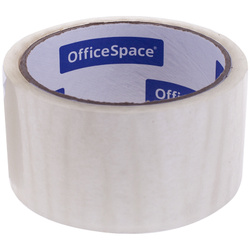Клейкая лента упаковочная OfficeSpace, 48 мм х 40 м, 38 мкм
